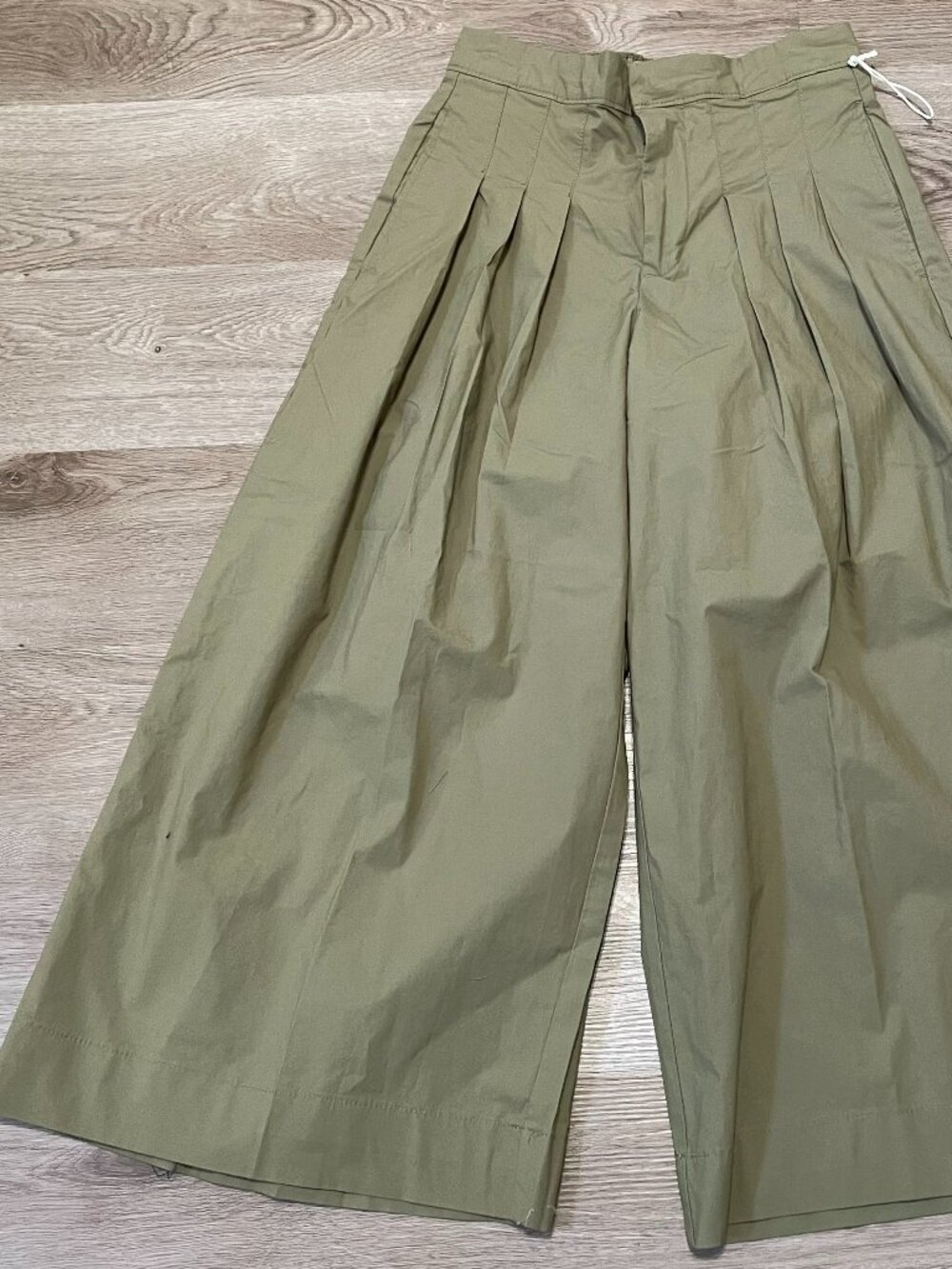 Pleated Wide Leg Pants